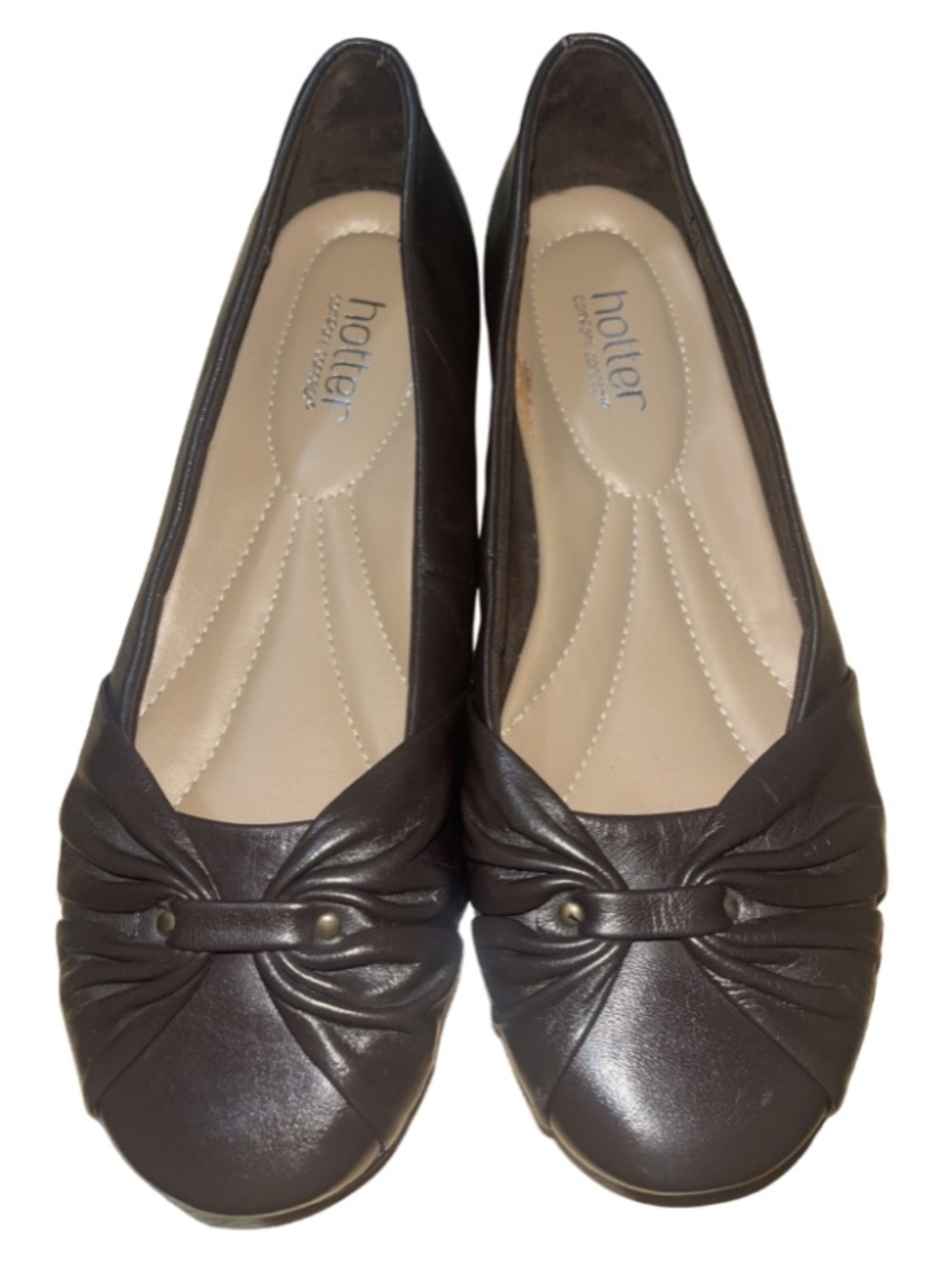 NWOT Hotter Appledore Comfort
Concept Ballet Flats Brown Leather
US 9 / UK 7